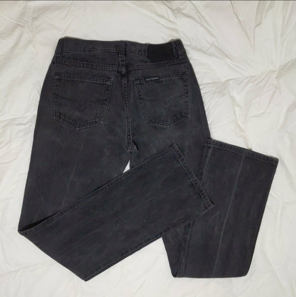 Faded Black Harley Davidson Jeans - Picture 4 of 4